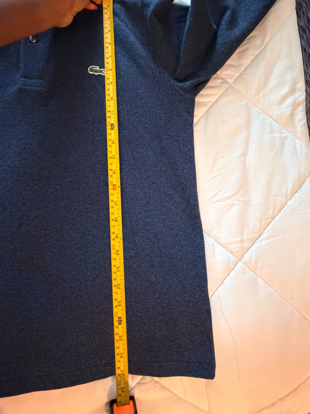 Lacoste Men's Long-Sleeve Polo Shirt - Navy - Picture 7 of 7